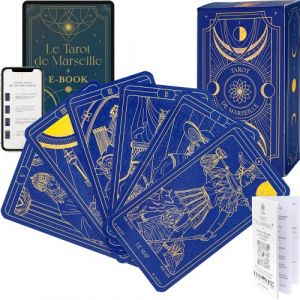 Image de Tarot De Marseille - Tarot Divinatoire Avec Livret & E-Book Explicatif