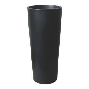 Chapelu Pot de fleurs rond Alteo rotomoulé Ø38,50 x 85 cm