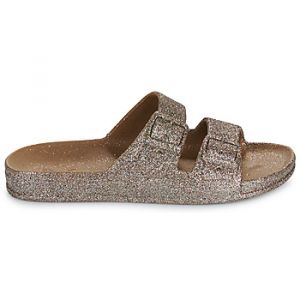 Cacatoes - Sandales Femme TrancTaille Uniqueo Camel Multico - Camel - 41 - Femme - Sandales - Boutique Seven's