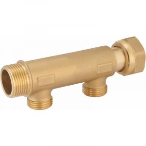 Noyon & Thiebault Collecteur écrou libre mâle femelle 3/4' avec départ mâle 1/2' - 2 départs