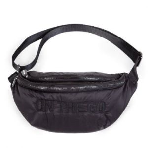 Image de Childhome Sac banane On the go matelass&eacute; Noir