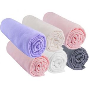 Easy Dort Draps Housse Berceau Lit B&eacute;b&eacute; | 100% Coton Jersey | Multicouleur | Extensible & Respirant | Sommeil sain | Marque | Oeko-Tex | Qualit&eacute; | Fabriqu&eacute; en Europe