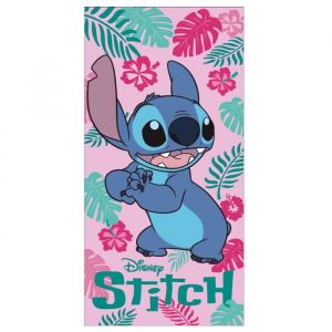 Aymax Serviette de bain Lilo et Stitch serviette de plage 70x140cm (Séchage rapide) Numéro darticle : AYM078084