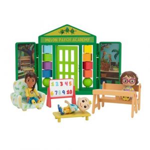 Bandai CoComelon: Allez au Cole Playset Multicolore WT0067)