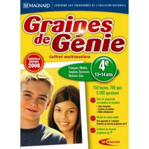 Graines de génie 4ème coffret multimatiere 2008 [Windows]