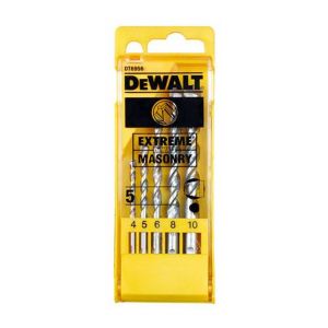 Dewalt DT6956 - Coffret 5 forets béton Extrême 4, 5, 6, 8, 10 mm