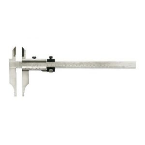 Forum Pied &agrave; coulisse d'atelier avec pointes de lames et r&eacute;glage fin, Plage de mesure : 500 mm, Long. des becs 150 mm