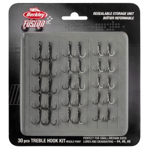 Berkley Petit Kit De Crochets Aigus Fusion19 30 Unités One Size Silver