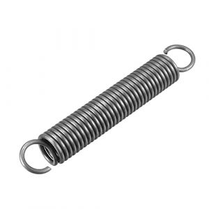 Sourcing map Ressort Tension Ressorts Extension 2.5mm Fil Dia 18mm OD 120mm Libre Longueur Acier à ressort 2 Crochets