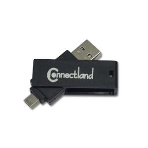 ConnectLand GC-808-OTG - Lecteur de cartes mémoire compatible smartphones OTG