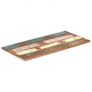 VidaXL Dessus de table rectangulaire 60x120 cm 25-27 mm Bois récupéré