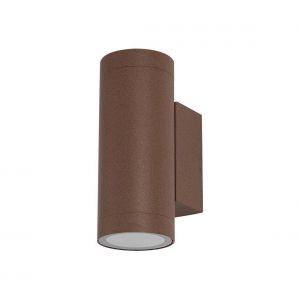 V-TAC VT-11015 Applique extérieure Up/Down - GU10 - Aluminium - Marron - IP44