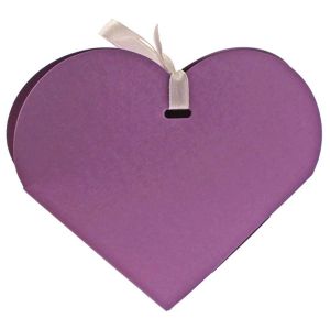 Ruedelafete Ballotin coeur lilas