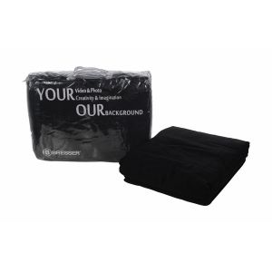 Bresser Fond Tissu Noir 3 x 6 m + sac de transport