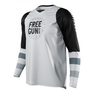 Image de Freegun Maillot cross Shot by DEVO LOAD BLACK 2022