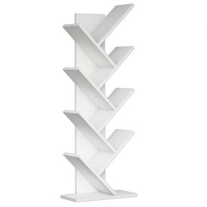 Image de Cotecosy Bibliothèque Escalade 46x128,5cm Bois Blanc