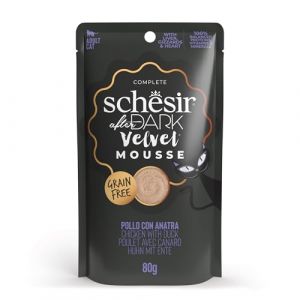 Schesir Gatto After Dark Velvet Mousse Adulto Pollo & Anatra Busta 80 Gr