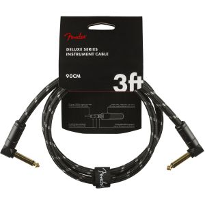 Image de Fender Deluxe Series Instrument Cable 900mm (Black Tweed)