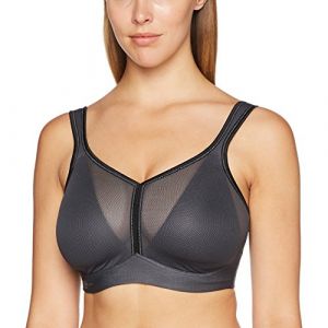 Anita Maternity Air Control Padded, Soutien-gorge de sport Sans armature Femme, Gris