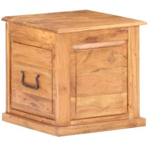 VidaXL Coffre 40x40x40 cm Bois d'acacia solide