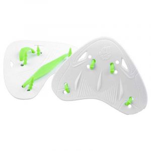 Madwave Mad Wave Pro Plaquettes De Natation De Doigts - Blanc