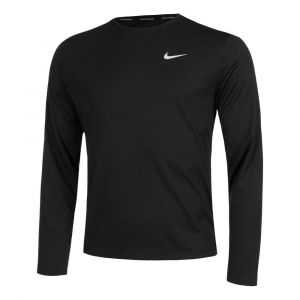 Nike Dri-Fit Miler Dri-Fit UV Miler Top De Course Hommes - Noir