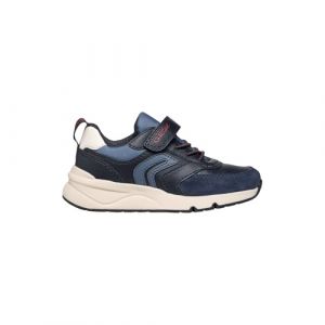 Image de Geox Chaussures rooner b. - enfant gbk+nylon marine/rouge