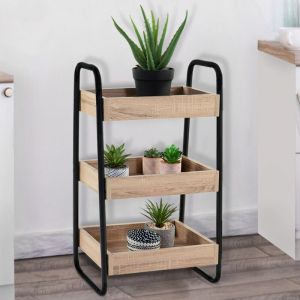 Image de Idmarket Etag&egrave;re d'appoint DETROIT design industriel