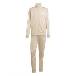 Adidas Homme SPORTSWEAR BASIC 3 STRIPES TRICOT TRACKSUIT, magic beige/white, M
