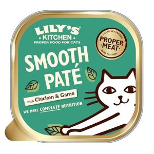 Lily's Kitchen Lot de 19 bo&icirc;tes de p&acirc;t&eacute;e pour Chat - Go&ucirc;t : Poulet - Poids de Chaque Boite : 85 g