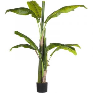 Beliani Plante artificielle bananier 154 cm avec pot BANANA TREE