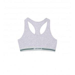 Lacoste Pour femme. Soutien-gorge Heritage gris