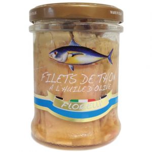 Image de Florelli Filets de thon a l'huile d'olive pimentee - Le pot de 200g