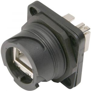 Telegärtner STX V1 Flanschset RJ45 Kupplung Cat.6