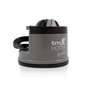 Bigbuy TM Electron Affûteuse de Couteaux Noir avec Ventouses