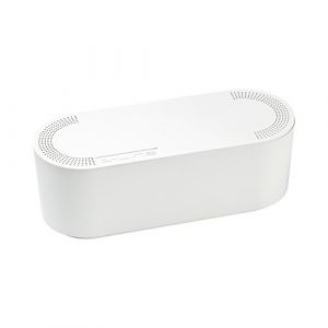D-line Boîte de Rangement pour Câbles -EU-CTUSMLW-SW- Boîte Cache-Câble - Garder les Câbles Bien Rangés - Blanc, Petite Boît 143