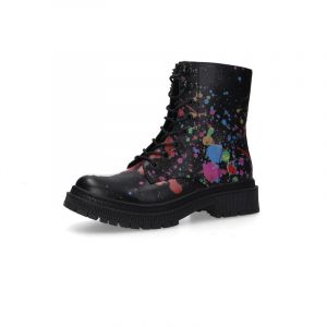 Dockers by Gerli Bottes de - Bottines Lac&eacute;es - EU36 &agrave; EU41 - pour Femme - noir/rouge