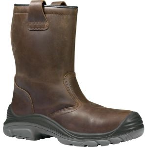 U-Power Botte de sécurité fourrée Nordic Plus embout composite S3 CI SRC cuir marron Taille 44