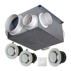 Autogyre VMC simple flux autoréglable à détection d'humidité Maison'air