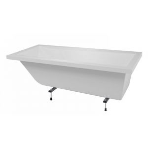 Novellini Baignoire à encastrer calos 2.0 - Calos 2.0 - Dimensions :180 x 80 x 58 - 235 litres - Bois