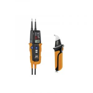 HT Instruments Testeur de tension à 2 pôles HT10 kit cat iii 1000 v, cat iv 600 v Bargraphe, led, optique, Acoustique