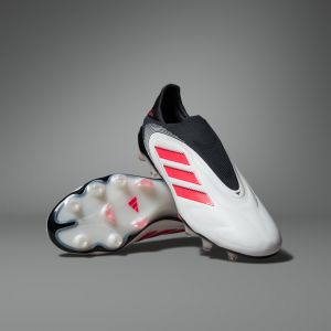 Adidas Copa Pure Elite Iii Laceless Fg Pure Victory - Blanc/lucid Red/noir - Herbe Naturelle (Fg), pointure 40⅔ - ['Blanc'] - Taille 40⅔