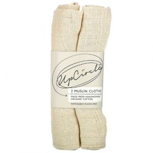 UpCircle Lot de 2 langes en mousseline bio