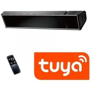Sined Calentador de Vidrio Negro Sinterizado con Infrarrojos y Wifi de 2000W Negro