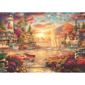 Schmidt Puzzle 1000 pièces : Matin calme sur le lac