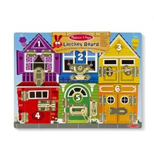 Image de Melissa & Doug Planche d activites avec loquets