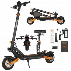 Trottinette Électrique Kukirin G2 Max 10*2.75 '' Pneus Pneumatiques Tout-Terrain 48v 20ah Batterie 80km Portée 3 Vitesses