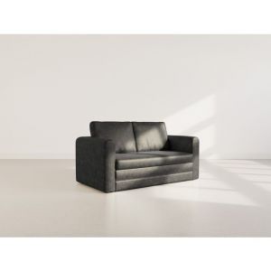 Bestmobilier - Marilia - canap&eacute; 2 places convertible d&eacute;plimousse en simili