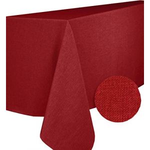 Image de Calitex Nappe rectangulaire 150x250cm BROME coloris cerise