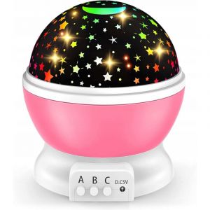 LAMPE DE NUIT PROJECTEUR ÉTOILES CIEL 2en1 XL